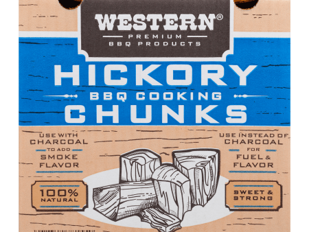 Western Hickory Wood BBQ Cooking Chunks Online