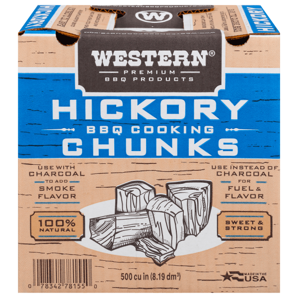 Western Hickory Wood BBQ Cooking Chunks Online