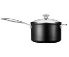 Le Creuset Toughened Nonstick PRO Saucepan w Glass Lid For Discount