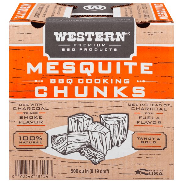 Western Mesquite Wood BBQ Cooking Chunks Online