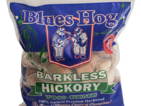 Blues Hog Barkless Hickory Wood Chunks 300 Cu In. For Discount