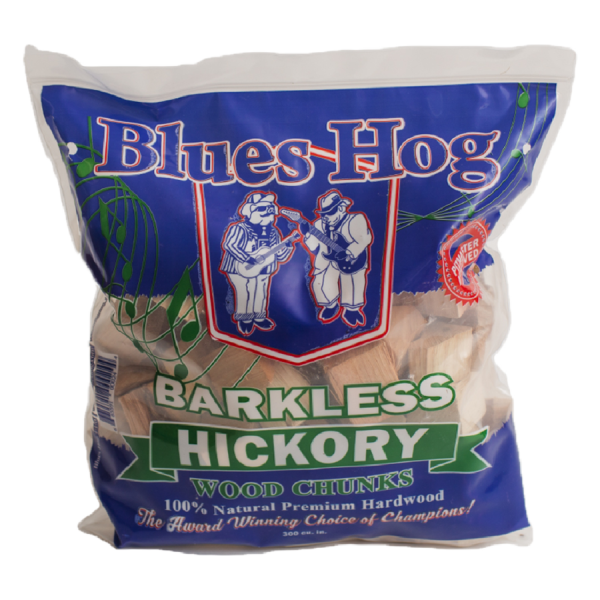 Blues Hog Barkless Hickory Wood Chunks 300 Cu In. For Discount