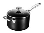 Le Creuset Toughened Nonstick PRO Saucepan w Glass Lid For Discount