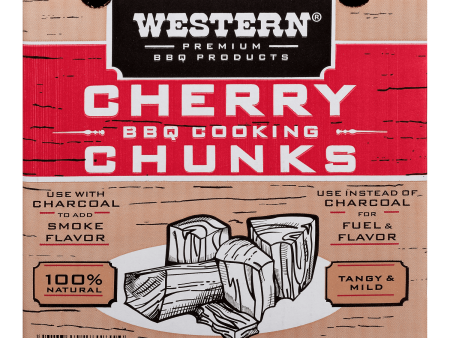 Western Cherry Wood BBQ Cooking Chunks Supply