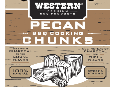 Western Pecan Wood BBQ Cooking Chunks For Discount