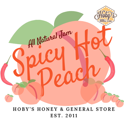 Spicy Hot Peach Jam 3-Pack  (All Natural ) (20oz. jars) For Sale