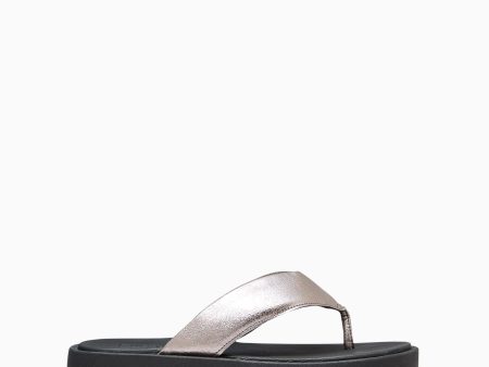 Bixby Platform Sandals Grey Online now