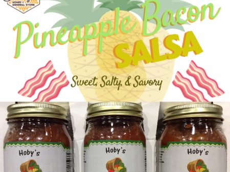 Pineapple Bacon Salsa 3-Pack  (All Natura)l (17oz. jars) For Cheap