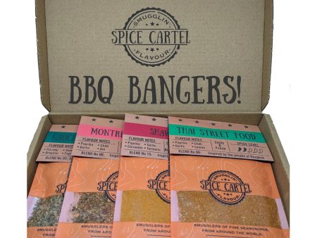 BBQ Bangers Gift Box | BBQ Rubs From Around The World Sale