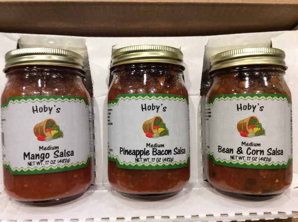 Salsa 3-Pack #2- Mango Salsa, Pineapple Bacon Salsa, Bean and Corn Salsa Hot on Sale