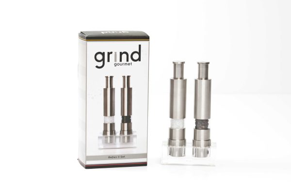 Reflex Stainless Salt and Pepper Grinder Set Sale