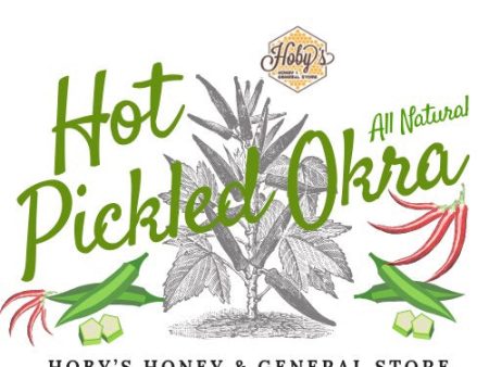 Hot Pickled Okra : Single Jar - (All Natural)(16 oz. Jar) Fashion