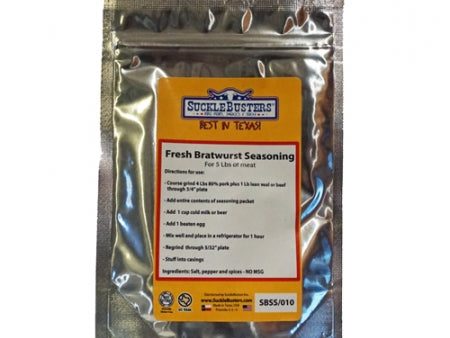 Sucklebusters: Bratwurst Seasoning Discount