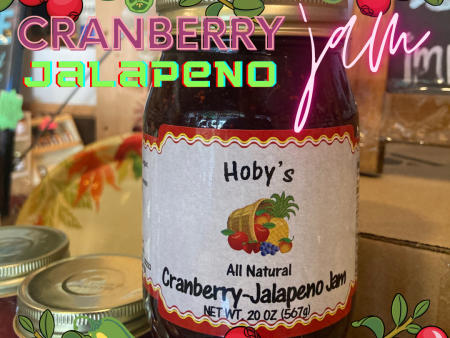 Cranberry Jalapeno Jam : Single Jar (All Natural)(20 oz. Jar) For Sale