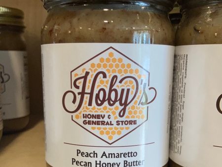 Peach Amaretto Pecan Honey Butter Hot on Sale