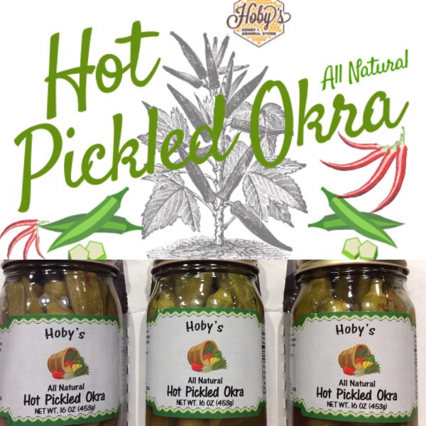 Hot Pickled Okra 3-Pack (All Natural) (16oz. jars) Online now