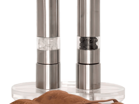 Travel Stainless Salt and Pepper Grinder Set Sale