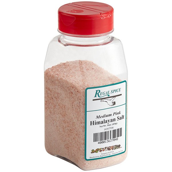 Regal Spice Medium Grain Pink Himalayan Salt – 1 lb. on Sale