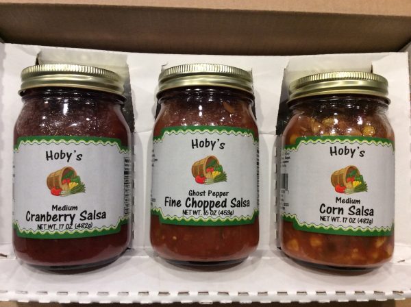 Salsa 3-Pack #3-Cranberry Salsa, Ghost Pepper Salsa, Corn Salsa Sale