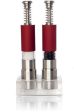 Spring Action Red Salt and Pepper Grinder Set For Discount