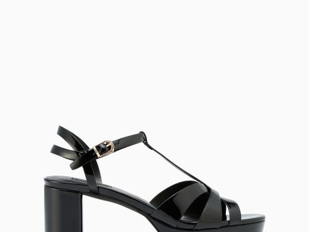 Sabella Mid Heels Black For Cheap