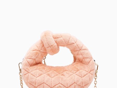 Abbey Fur Inf Crossbody Bag Orange Sale