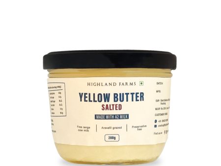 A2 Salted Yellow Butter, 200gm Supply