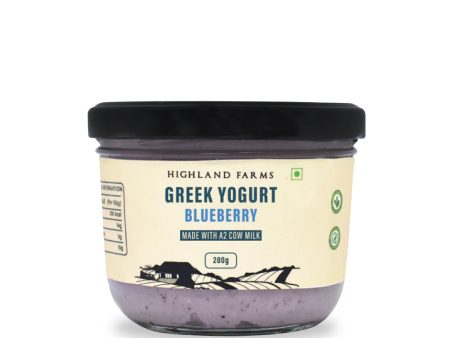 A2 Greek Yogurt Blueberry, 200gm Supply