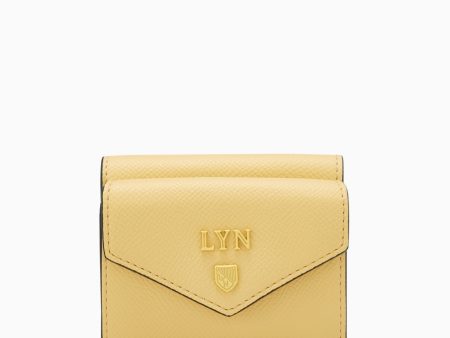 Double Short Wallet Yellow Hot on Sale