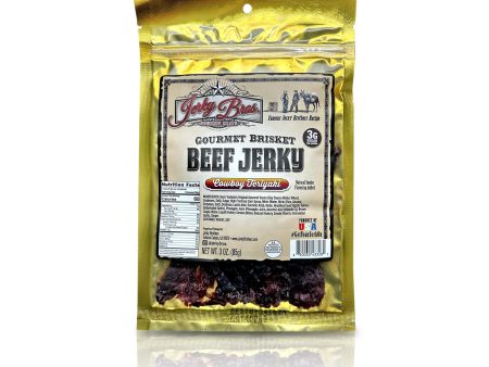 Cowboy Teriyaki Brisket Beef Jerky (Low Sugar) Hot on Sale