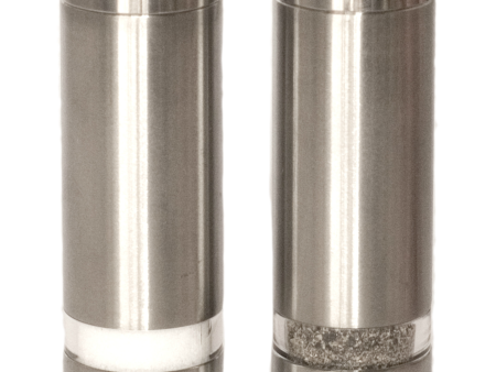 Savoy Stainless Salt and Pepper Shakers Online now