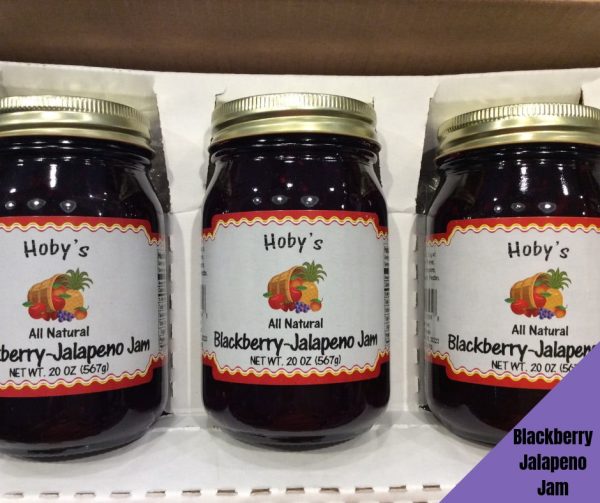 Blackberry Jalapeño Jam 3-Pack (All Natural )(20oz. jars) Cheap