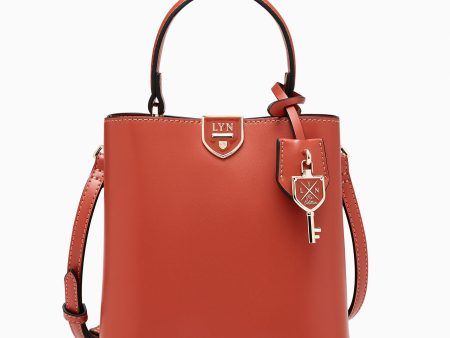 Astraea Bucket Bag S Dark Orange Online