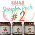 Salsa 3-Pack #2- Mango Salsa, Pineapple Bacon Salsa, Bean and Corn Salsa Hot on Sale