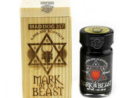 Mad Dog 357 Mark of the Beast 6 Million Pepper Extract 1-1oz Online Hot Sale