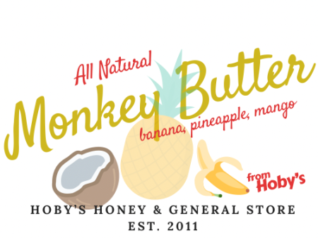 Monkey Butter : Single Jar : :banana, pineapple, mango- (All Natural)(19 oz. Jar) Fashion