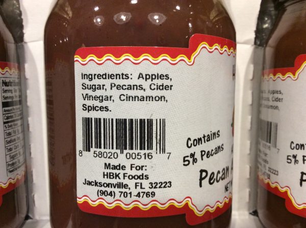 Pecan Apple Butter: Single Jar :- (All Natural(19 oz. Jar) Online now