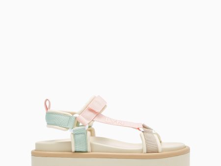 Hunter Multi Platform Sandals Pink Online Sale