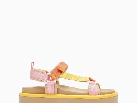 Hunter Multi Platform Sandals Orange Online