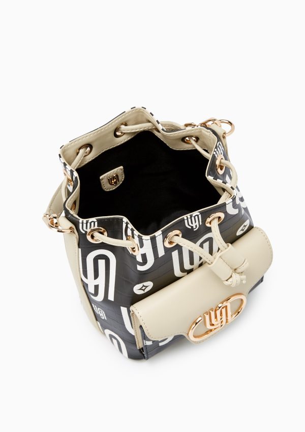 Fray Infnite Bucket Bag Printed Black Online