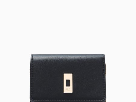 Yannick Tri Fold Wallet Black Hot on Sale