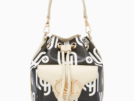 Fray Infnite Bucket Bag Printed Black Online