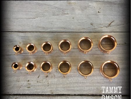 DIY Rose gold screw fit connector earlets Online now