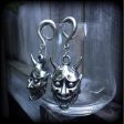 Hannya Mask gauged earrings For Discount