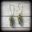 Green ocean jasper earrings Online