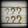 DIY Gold half curl hooks for stretched lobes on Sale