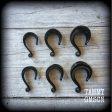 DIY Black saddle hooks for stretched lobes Hot on Sale