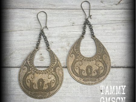 Serpent earrings-Damballah snake earrings Fashion